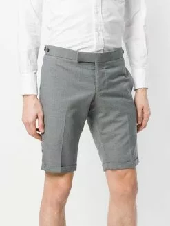 Thom Browne Low Rise Skinny Shorts