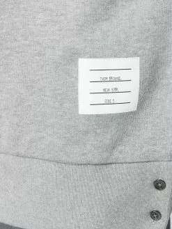 Thom Browne Center-Back Stripe Jersey Pullover