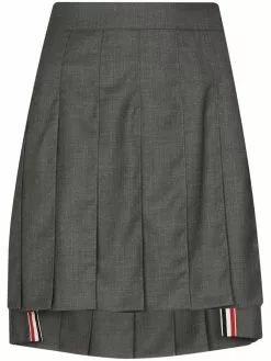 Thom Browne dropped back mini pleated skirt