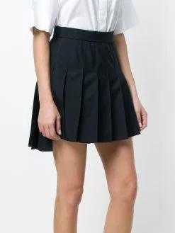 Thom Browne asymmetric pleated miniskirt