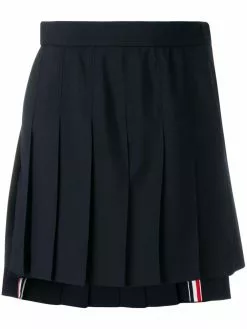 Thom Browne asymmetric pleated miniskirt