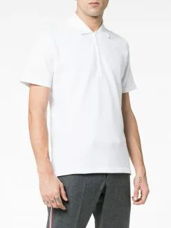 Thom Browne Center-Back Stripe Piqué Polo
