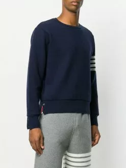 Thom Browne 4-Bar Cashmere Shell Sweatshirt