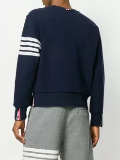 Thom Browne 4-Bar Cashmere Shell Sweatshirt