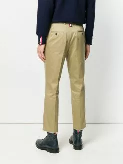 Thom Browne Cotton Twill Unconstructed Chino Trouser
