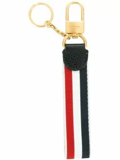 Thom Browne Brass Twill-edged Keyring