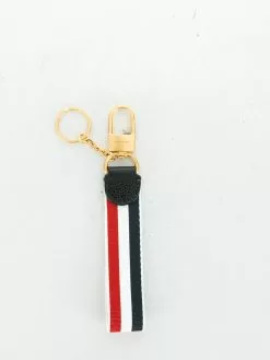 Thom Browne Brass Twill-edged Keyring