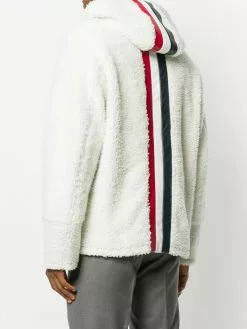 Thom Browne Deerskin Stripe Dyed Shearling Jacket