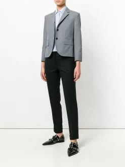 Thom Browne Classic Single Breasted Sport Coat In School Uniform Plain Weave