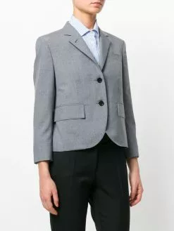 Thom Browne Classic Single Breasted Sport Coat In School Uniform Plain Weave