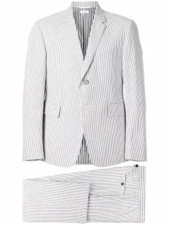 Thom Browne Seersucker Suit With Tie