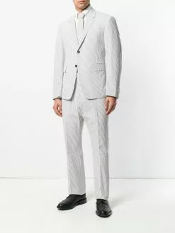 Thom Browne Seersucker Suit With Tie