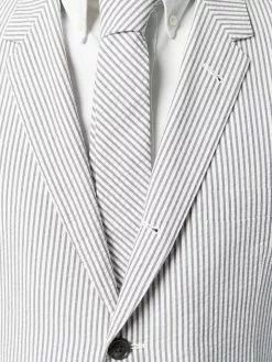 Thom Browne Seersucker Suit With Tie single breasted suits of men 11 Thom Browne Seersucker Suit With Tie