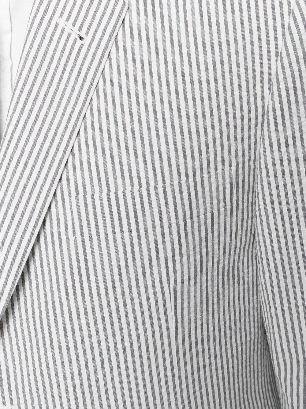 Thom Browne Seersucker Suit With Tie single breasted suits of men 6 Thom Browne Seersucker Suit With Tie