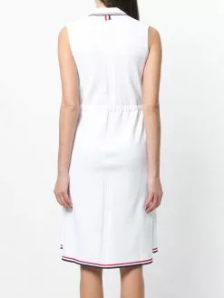 Thom Browne signature stripe drawstring dress