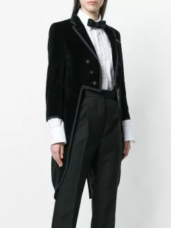 Thom Browne Tonal Grosgrain-tipped Tailcoat In Velvet