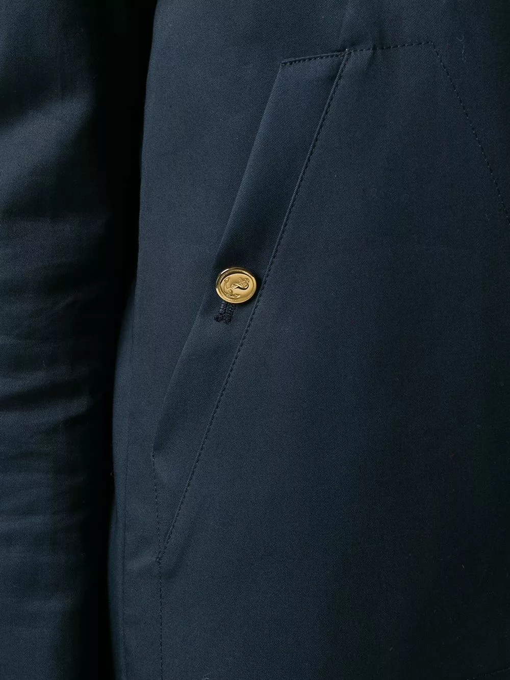 Thom Browne Low Slung Pleated Mackintosh Overcoat single breasted coats of women 5 Thom Browne Low-Slung Pleated Mackintosh Overcoat