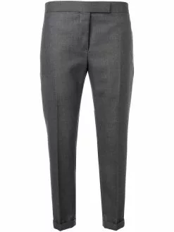 Thom Browne Striped Low-rise Wool Trouser