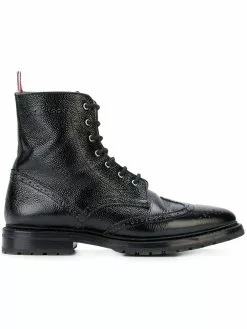 Thom Browne Pebble Grain Wingtip Boot