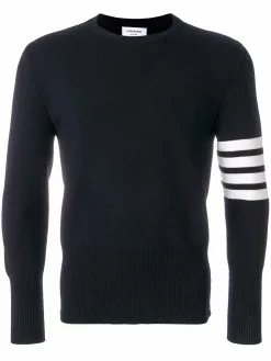 Thom Browne 4-Bar Milano Stitch Pullover