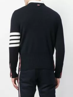 Thom Browne 4-Bar Milano Stitch Pullover
