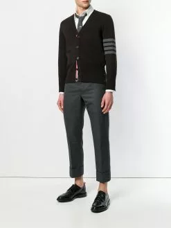 Thom Browne 4-Bar Milano Stitch Cardigan