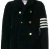 Thom Browne Unconstructed Classic Shearling Peacoat