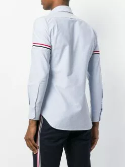 Thom Browne Rwb Elastic Stripe Oxford Shirt