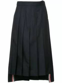 Thom Browne pleated midi skirt
