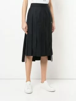 Thom Browne pleated midi skirt