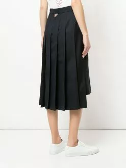 Thom Browne pleated midi skirt