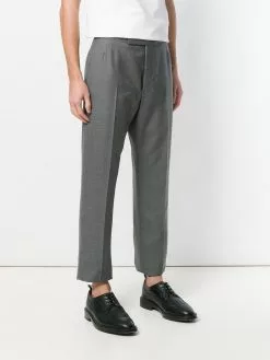 Thom Browne backstrap cropped tailored trousers