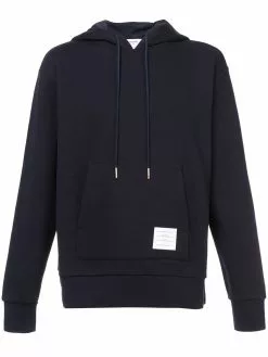 Thom Browne RWB stripe loopback hoodie