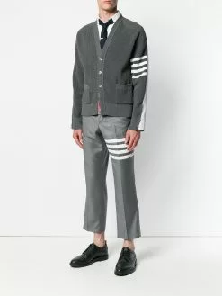 Thom Browne 4-Bar Half-&-Half cardigan