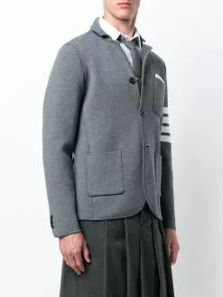 Thom Browne 4-Bar Milano Stitch Sport Coat