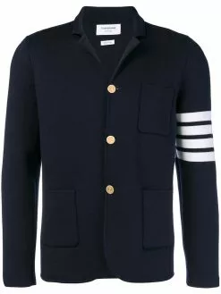 Thom Browne 4-Bar Milano Stitch knitted blazer