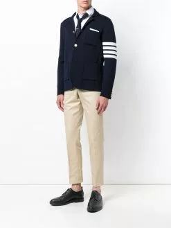 Thom Browne 4-Bar Milano Stitch knitted blazer