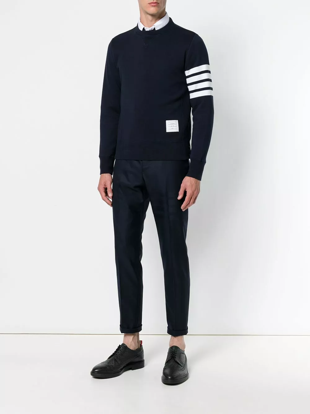 Thom Browne 4 Bar skinny fit trousers skinny pants of men 2 Thom Browne 4-Bar skinny-fit trousers