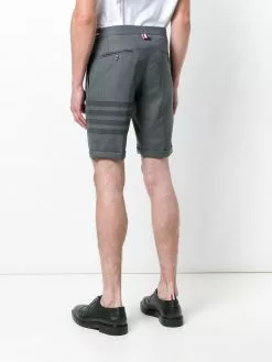 Thom Browne 4 Bar Skinny Fit Short tailored shorts of men 8 Thom Browne 4-Bar Skinny-Fit Short