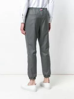 Thom Browne Elastic Hem Wool Track Trouser