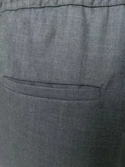 Thom Browne Elastic Hem Wool Track Trouser