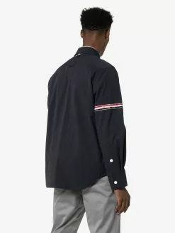 Thom Browne Solid Nylon Armband Shirt Jacket