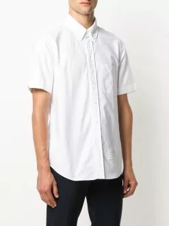 Thom Browne short-sleeved Oxford shirt