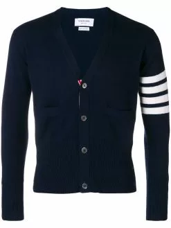 Thom Browne striped sleeve cardigan