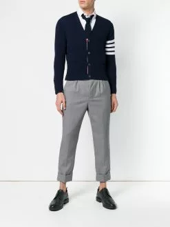 Thom Browne striped sleeve cardigan