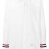 Thom Browne Grosgrain Cuff Oxford Shirt