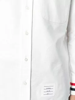 Thom Browne Grosgrain Cuff Oxford Shirt