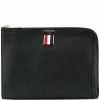 Thom Browne pebbled mini gusset folio