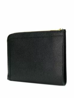 Thom Browne pebbled mini gusset folio