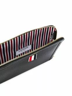 Thom Browne pebbled mini gusset folio